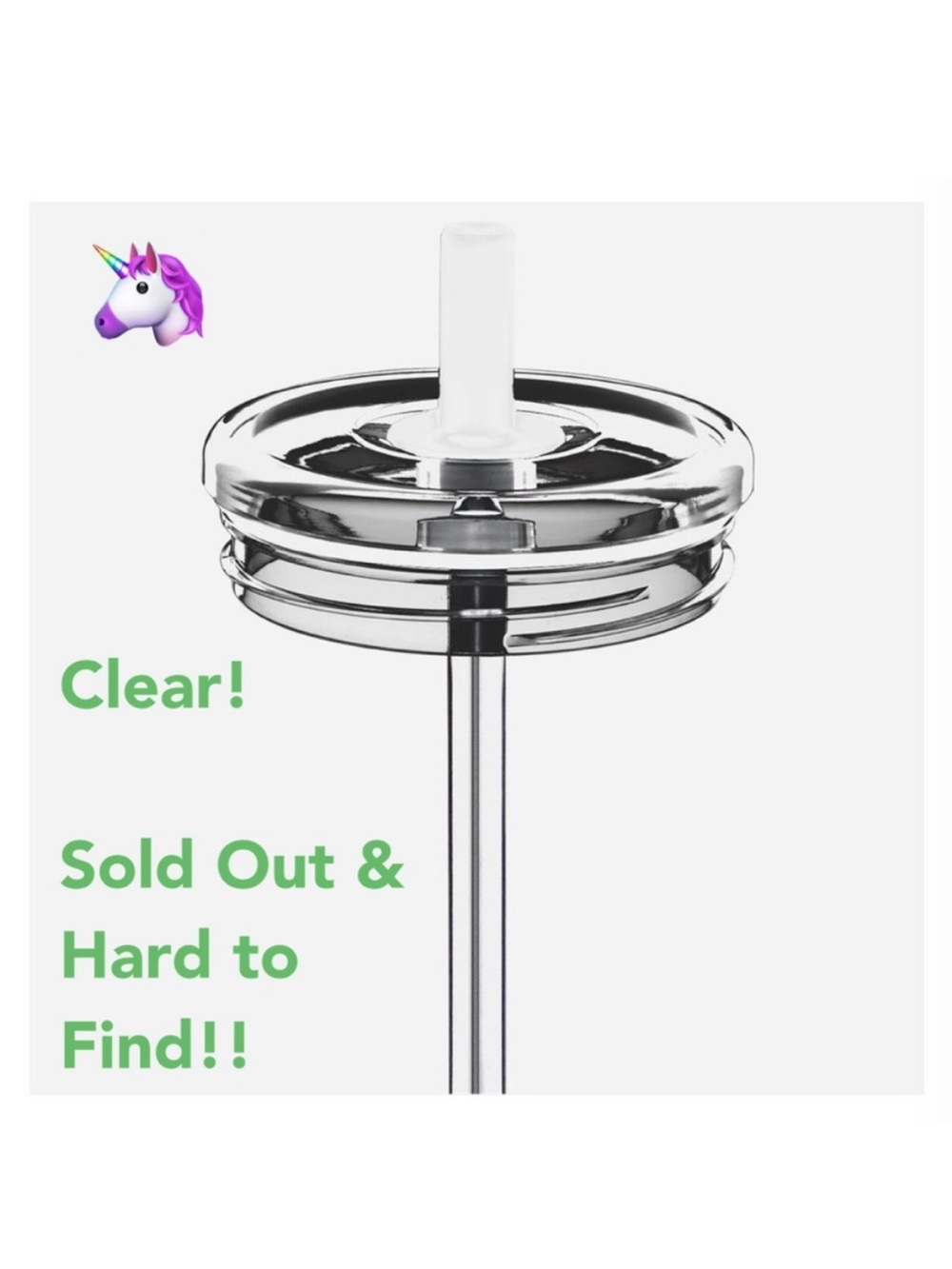 NEW! BRUMATE Clear Multishaker Straw Lid, New in Package, Original Version 1.0